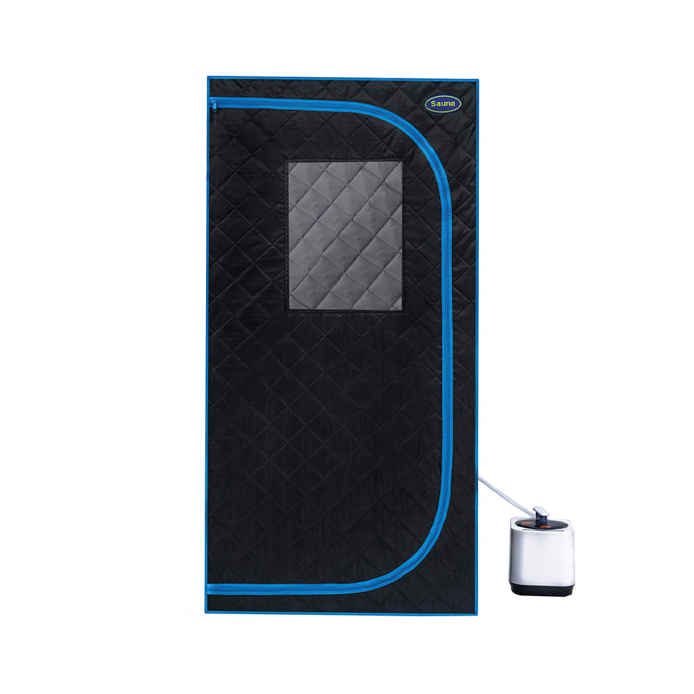 Portable Full Size Steam Sauna Tent - Black_4