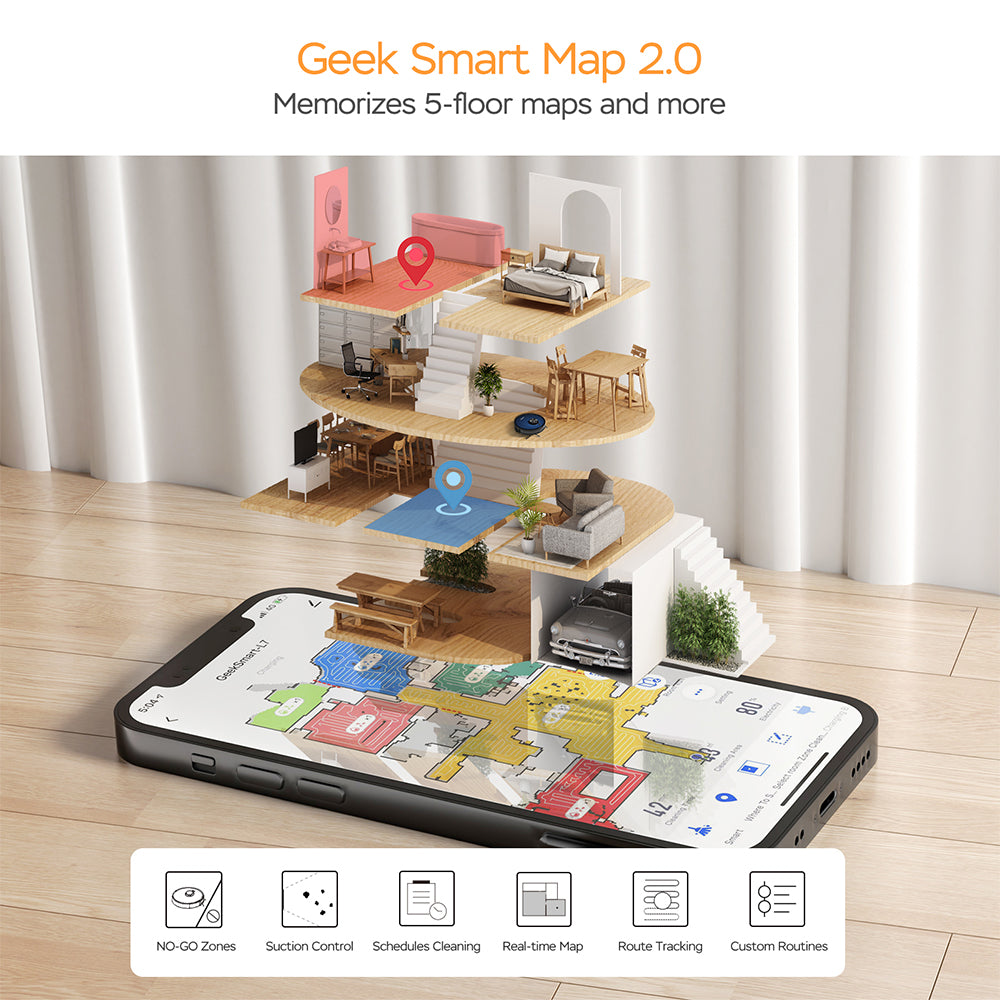 Geek Smart L7 Robot Vacuum & Mop_2