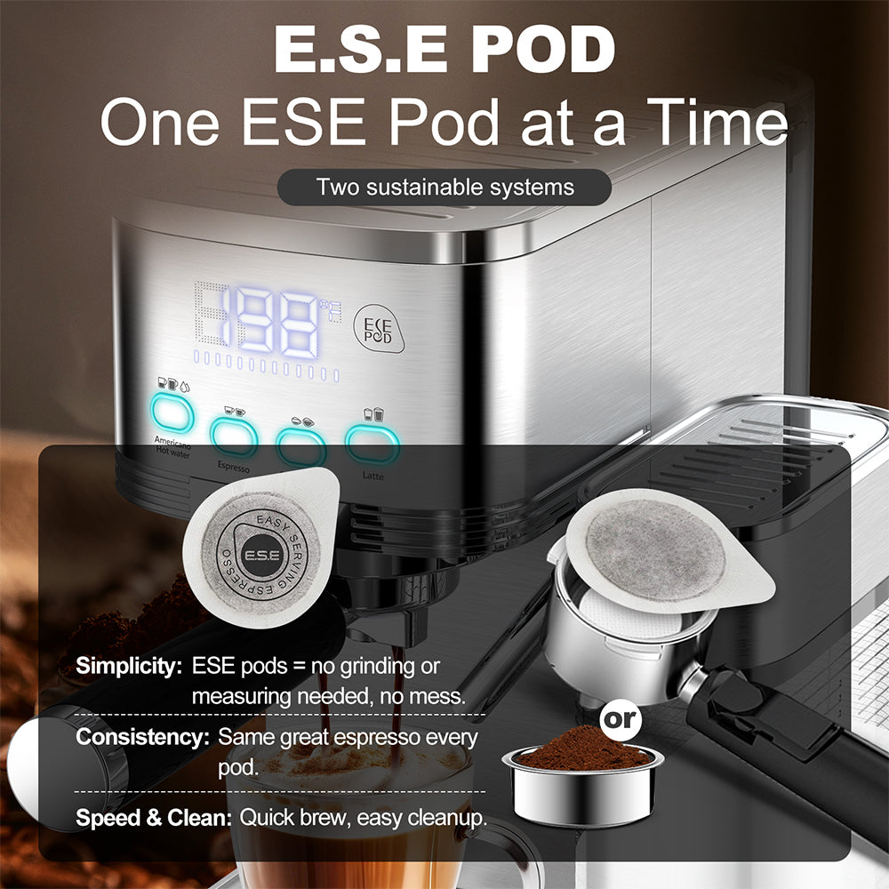 Geek Chef Espresso & Cappuccino Machine with Auto Milk Frothier_8