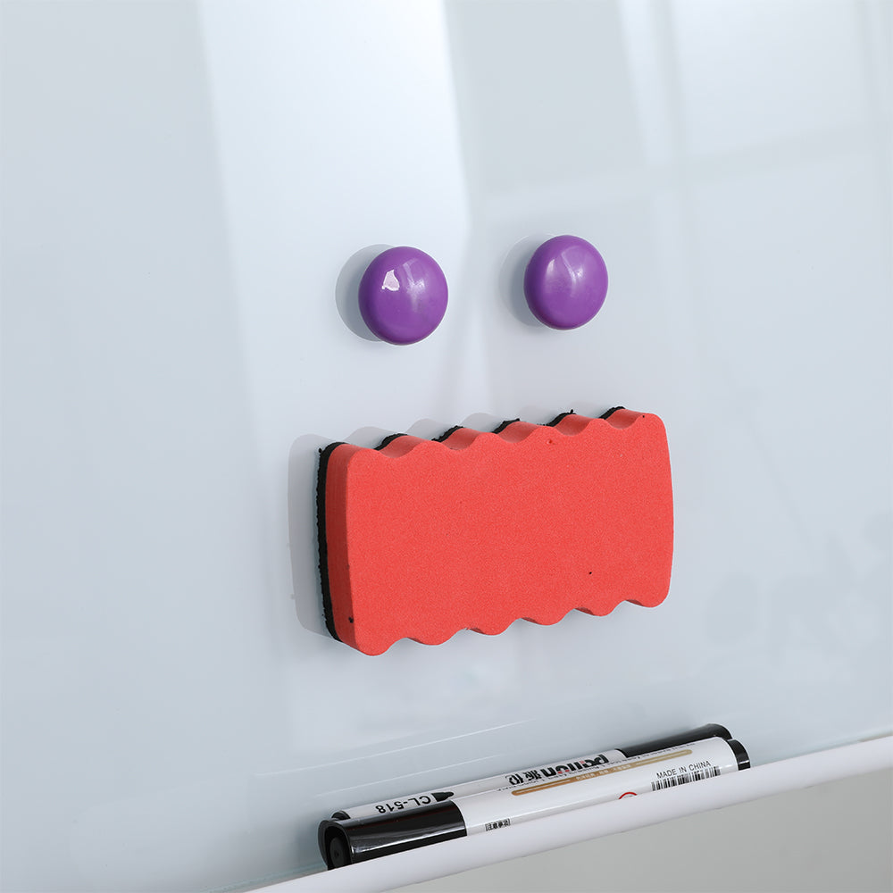Magnetic Tempered Glass Whiteboard with Removable Stand_11