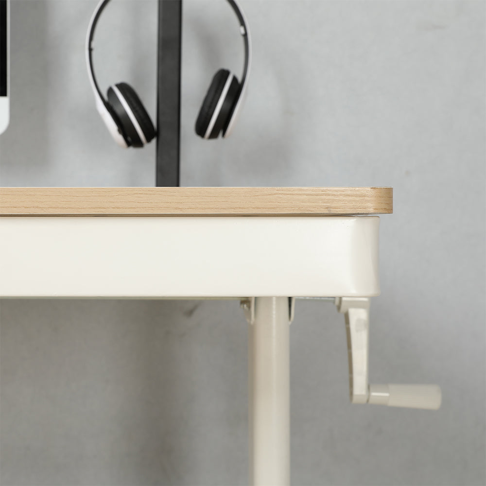 4x24 Inch Maple Standing Desk with Metal Drawer - Adjustable Height_7