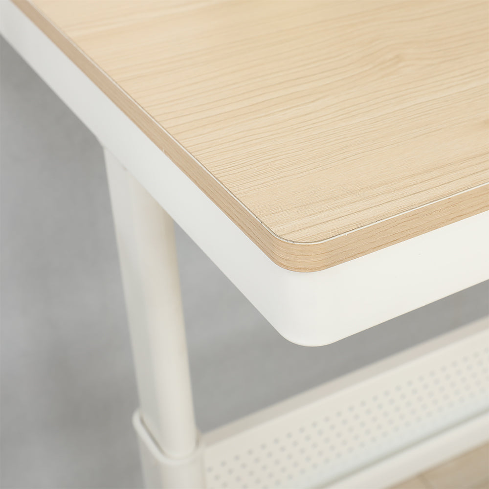4x24 Inch Maple Standing Desk with Metal Drawer - Adjustable Height_6