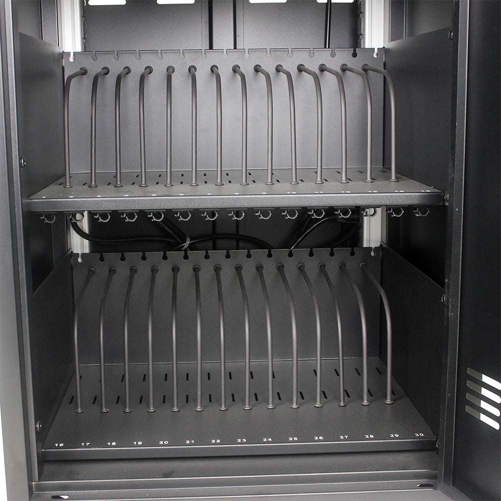 35-Device Mobile Charging Cart for Tablets & Laptops - Black_7