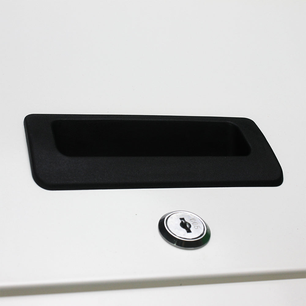 16-Bay Laptop & Chromebook Charging Cabinet with Lock - White_9