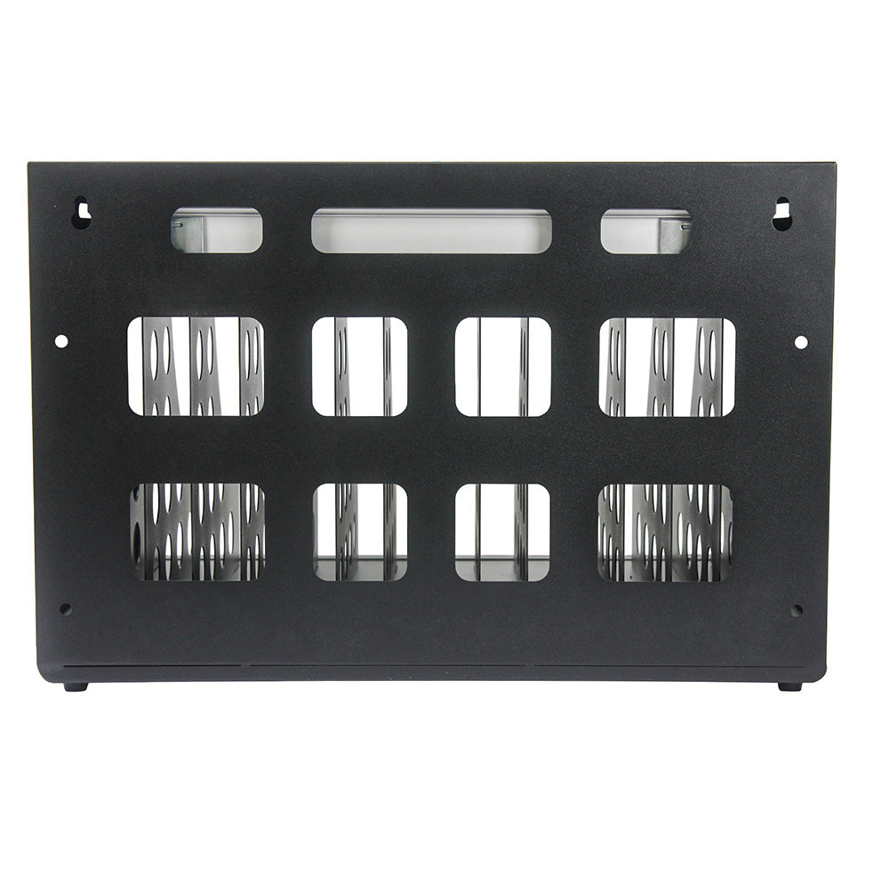 16-Bay Laptop/Chromebook Charging Cabinet with Lock - Black_4