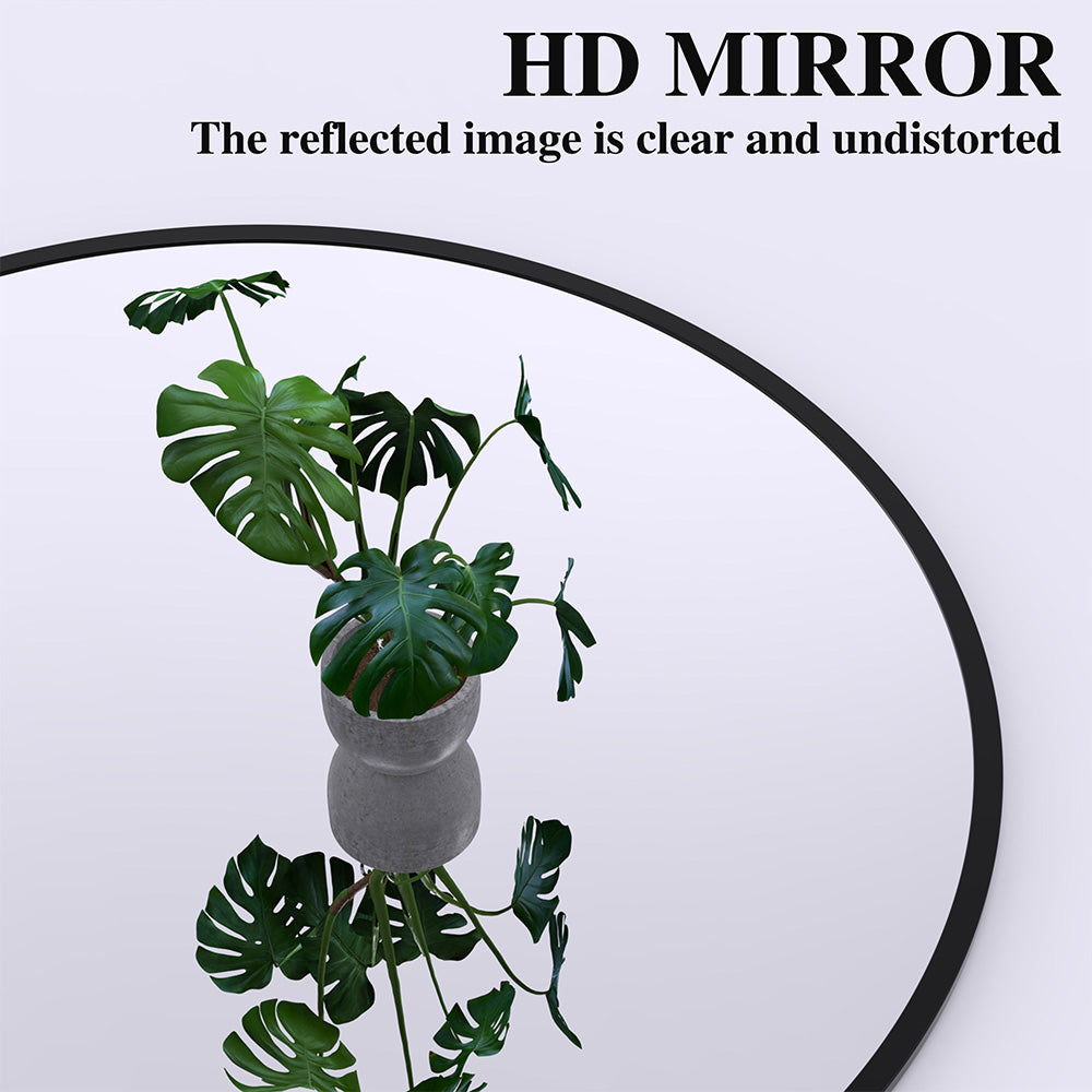 71x32 Inch Arch Full-Length Mirror - Black_8