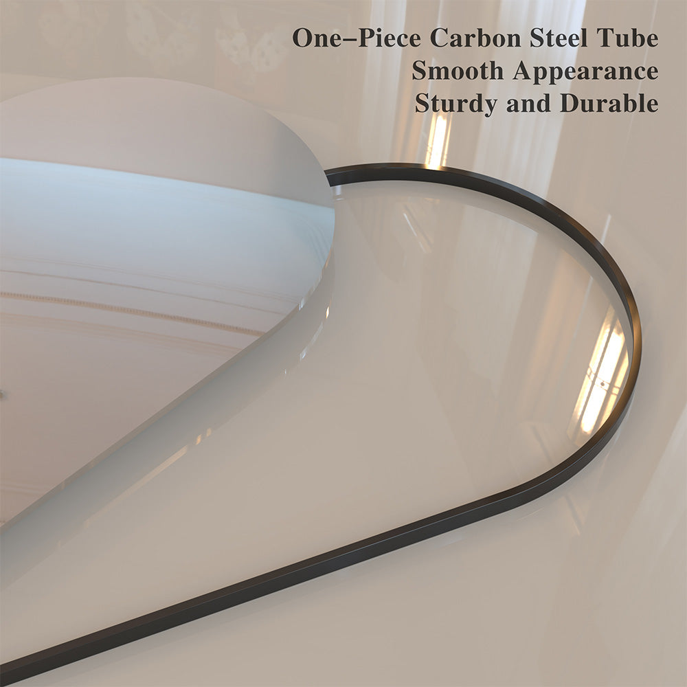 71x32 Inch Arch Full-Length Mirror - Black_7