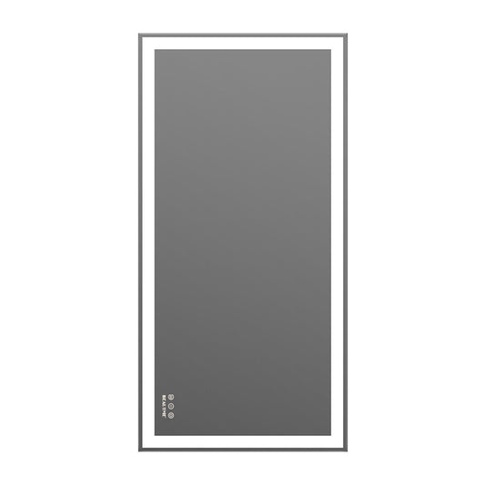 48x24 Inch LED Vanity Mirror, Adjustable Light & Anti-Fog - Wall Mounted_0