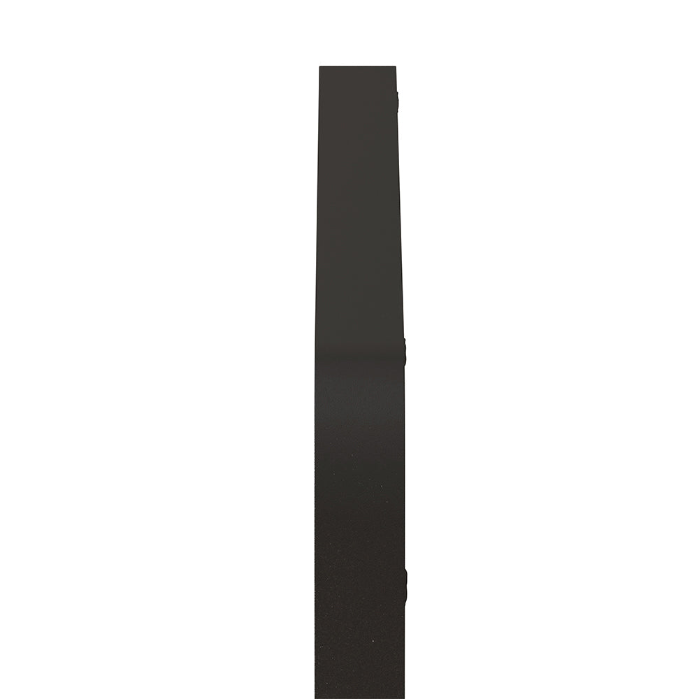 30x40 Inch Rectangular Metal Framed Wall Mirror - Black_4