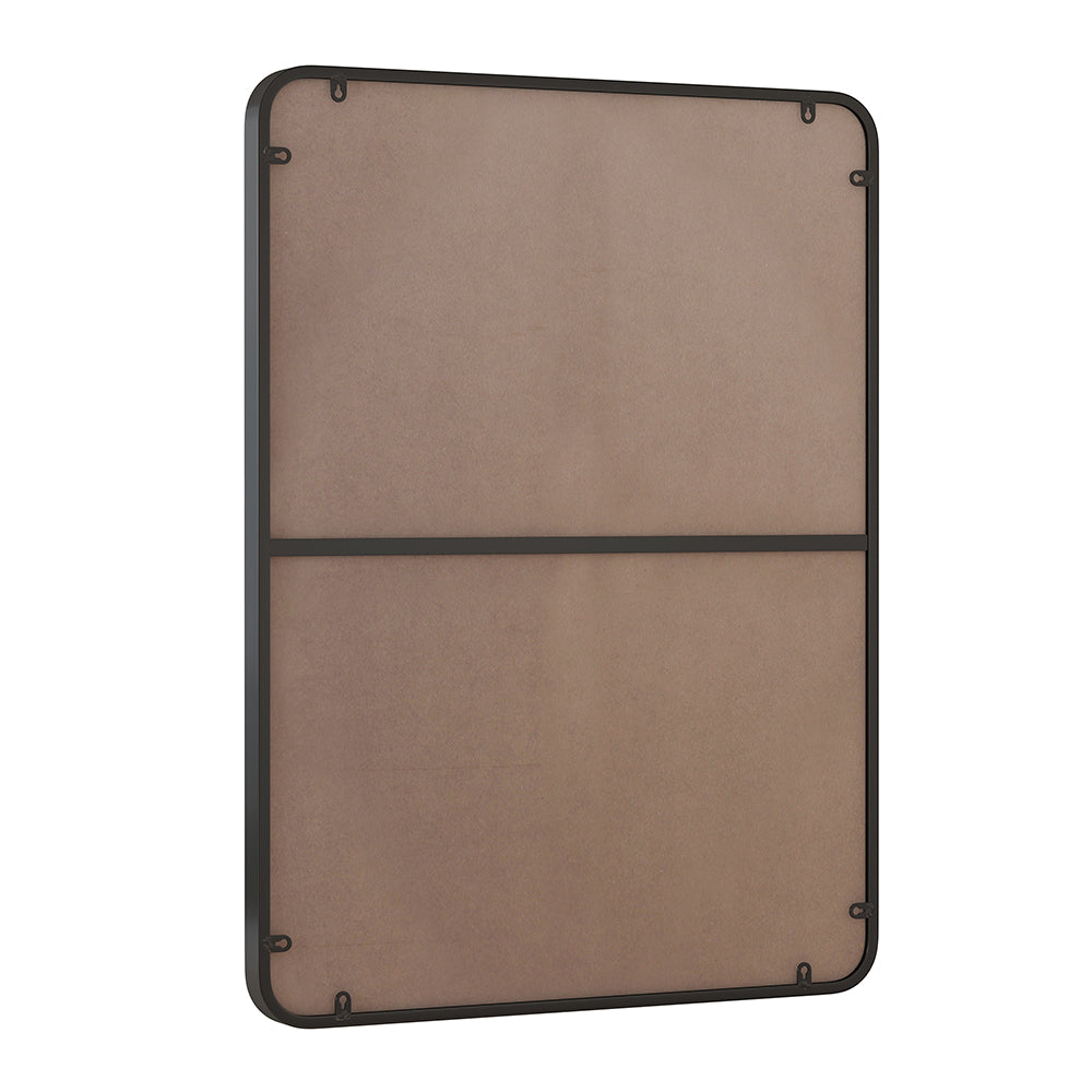 30x40 Inch Rectangular Metal Framed Wall Mirror - Black_9