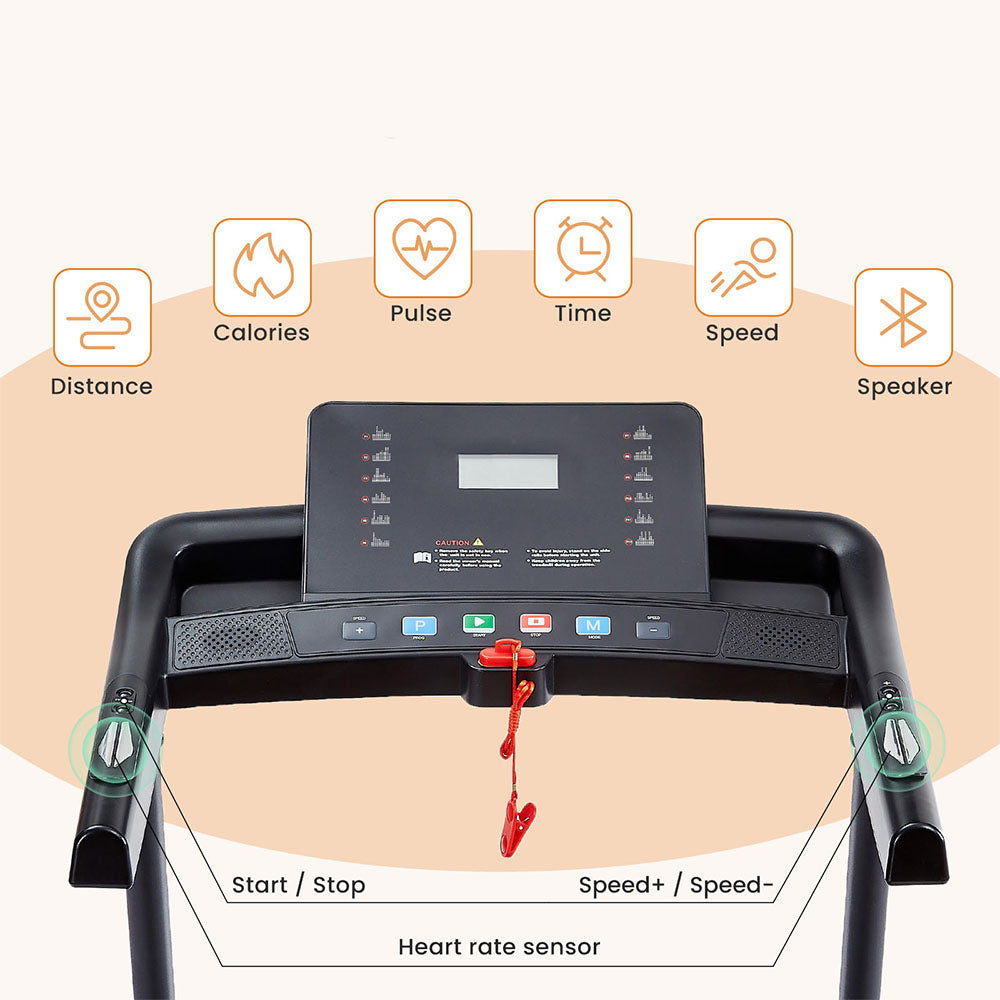 2.5 HP Folding Treadmill with Incline & Bluetooth_2
