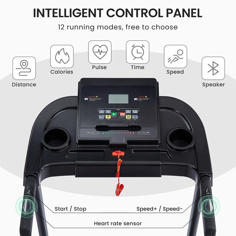 2.5 HP Folding Treadmill with Incline_4