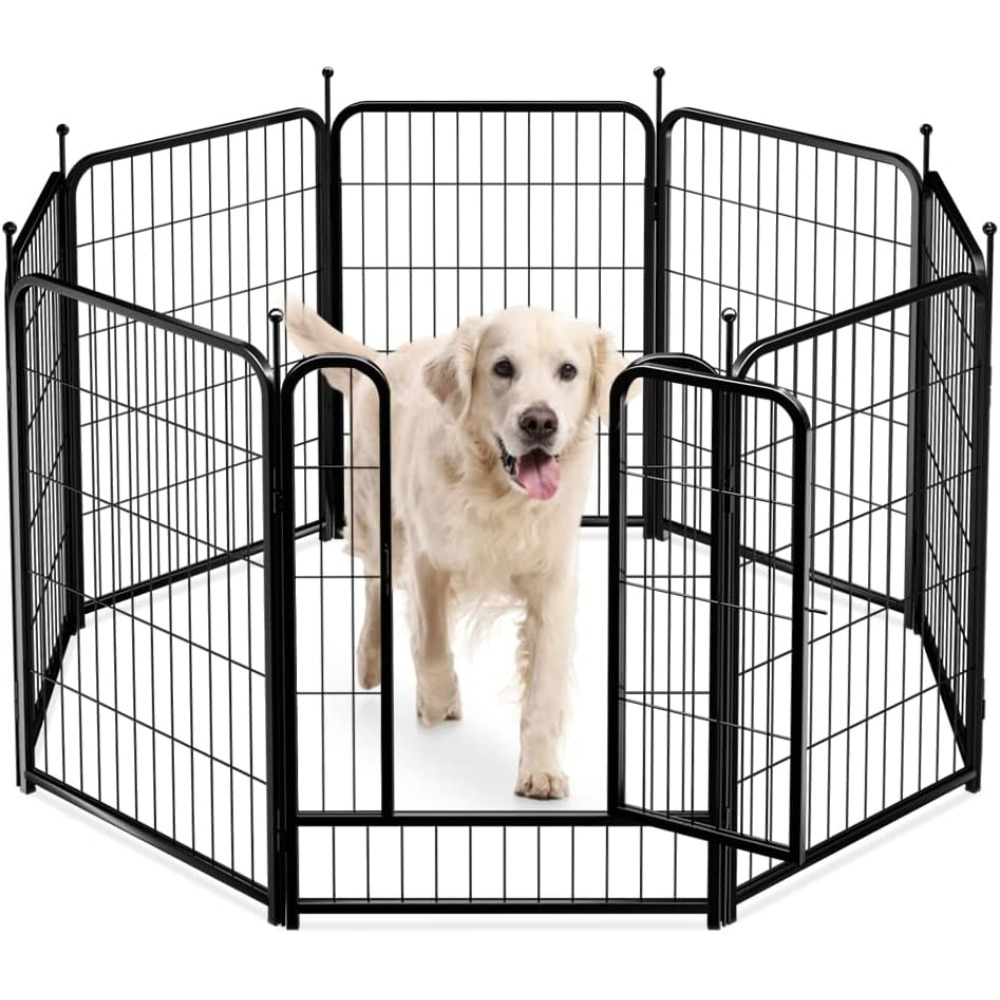 8 Panel Dog Playpen Outdoor_4