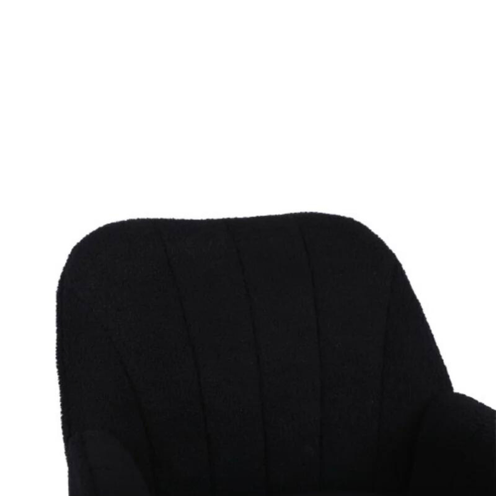 Modern Mid Century Chair velvet Sherpa Armchair for Living Room Bedroom Office Easy Assemble_4