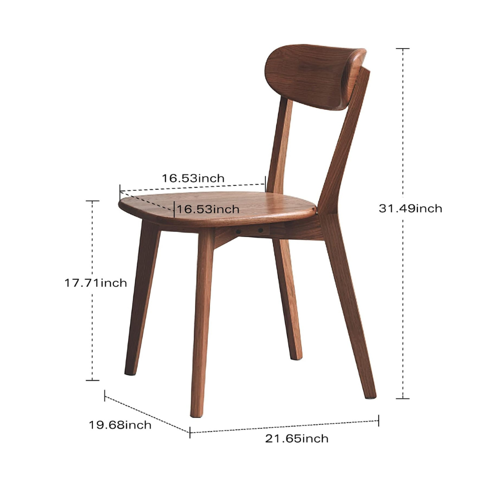 Set of 2 Wooden Dining Chairs_7