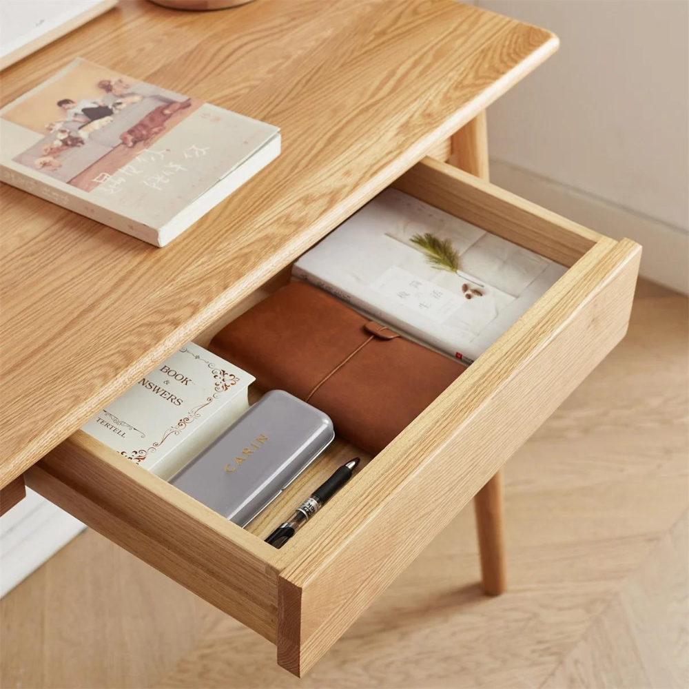Solid Wood Computer Desk_3