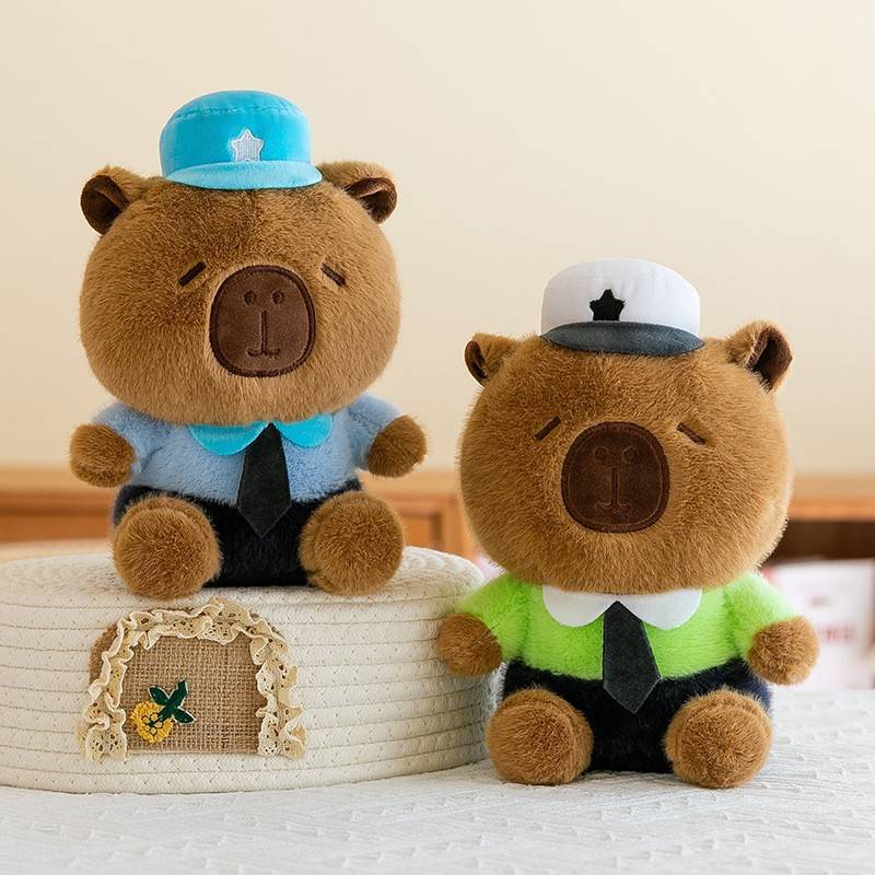 Cute Capybara Doll Capybara Plush Toy Children's Eight-inch Grasping Machine Doll Doll