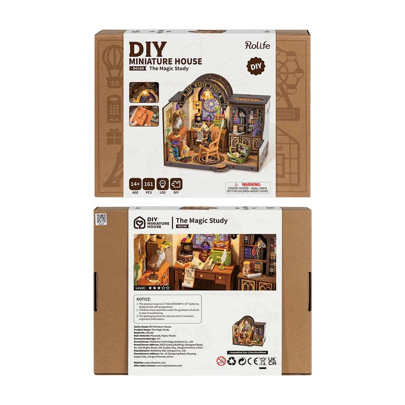 Rolife The Magic Study DIY Miniature House, Only Supports TK And Independent Sites