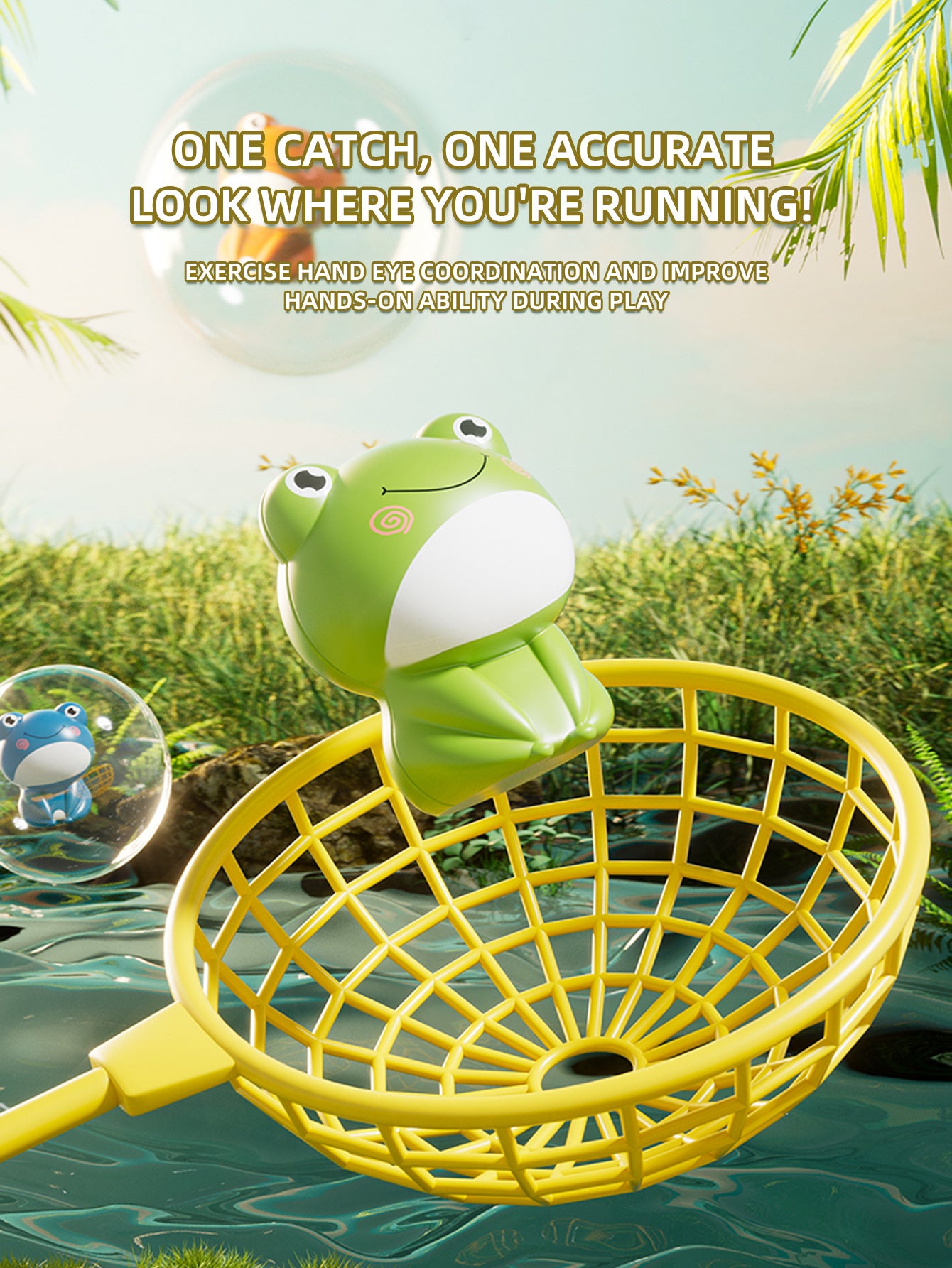 Bouncing Frog Capture Toy, Electric Launch Wheel, Training Interactive Education For Parent Child Intelligence