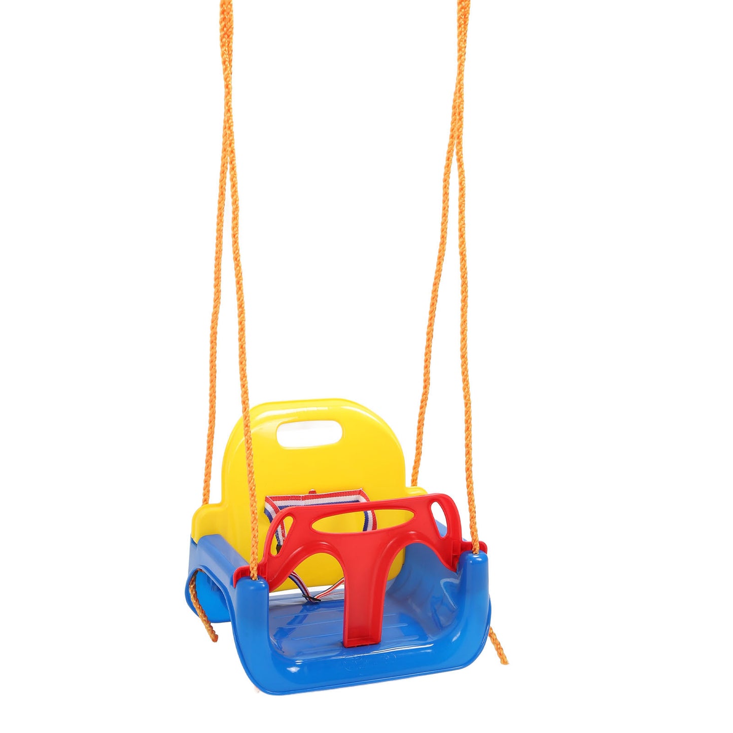 3 in 1 Toddler Swing Set Baby Swing Seat Anti Flip Snug Secure Detachable Kids Swing Set for Playground Indoor Outdoor Blue