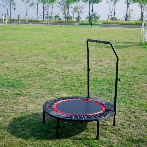 40 Inch Mini Exercise Trampoline For Adults Or Kids Indoor Fitness Rebounder Trampoline With Safety Pad Max. Load 300LBS
