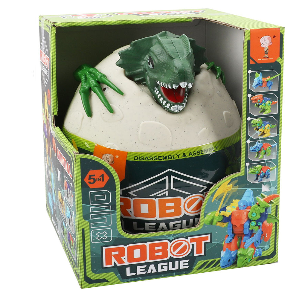 Triangle Tyrannosaurus Rex Five Box One, Assemble And Combine Transform Intelligent Mechanical Simulation DIY Puzzle Toy