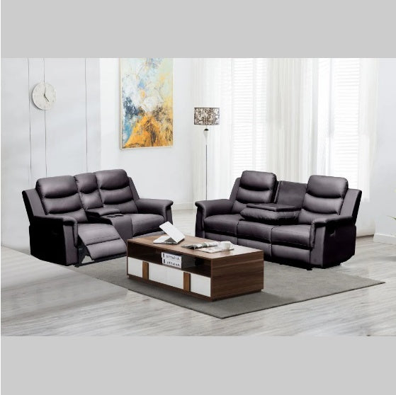 Retractable 3-seater Deck Chair Sofa 3-seater Deck Chair With Console