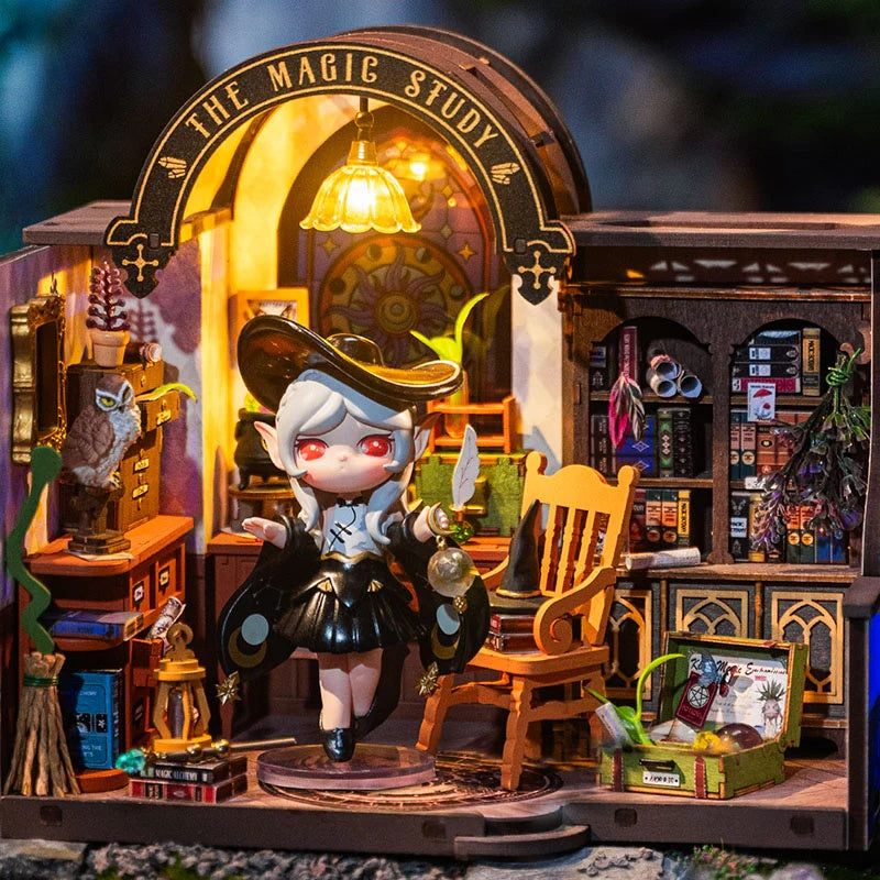 Rolife The Magic Study DIY Miniature House, Only Supports TK And Independent Sites