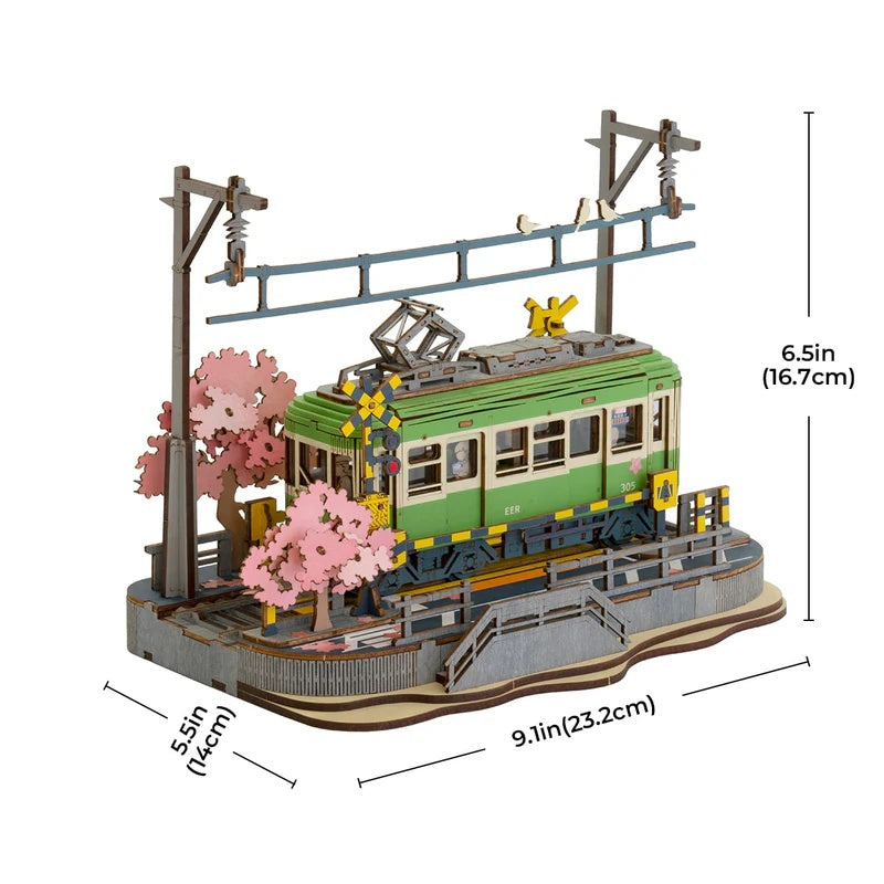 Rolife Sakura Journey 3D Wooden Puzzle Only Supports TK And Independent Website Platforms