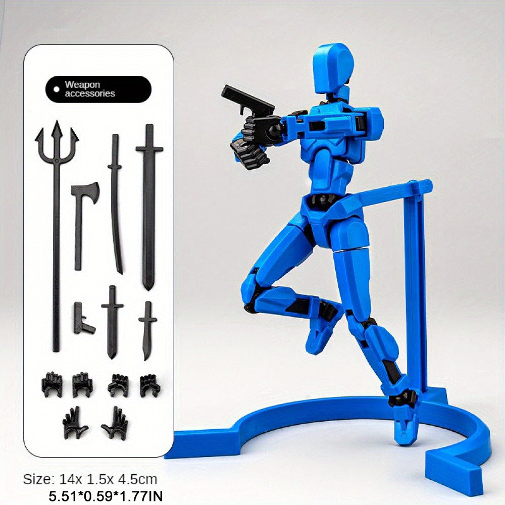 3D Printed Joint Puppet Assembled Toy With Movable Joints
