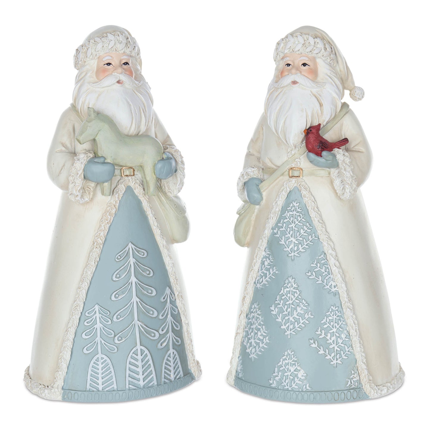 Santa (2 Asst) 10.5"H Resin
