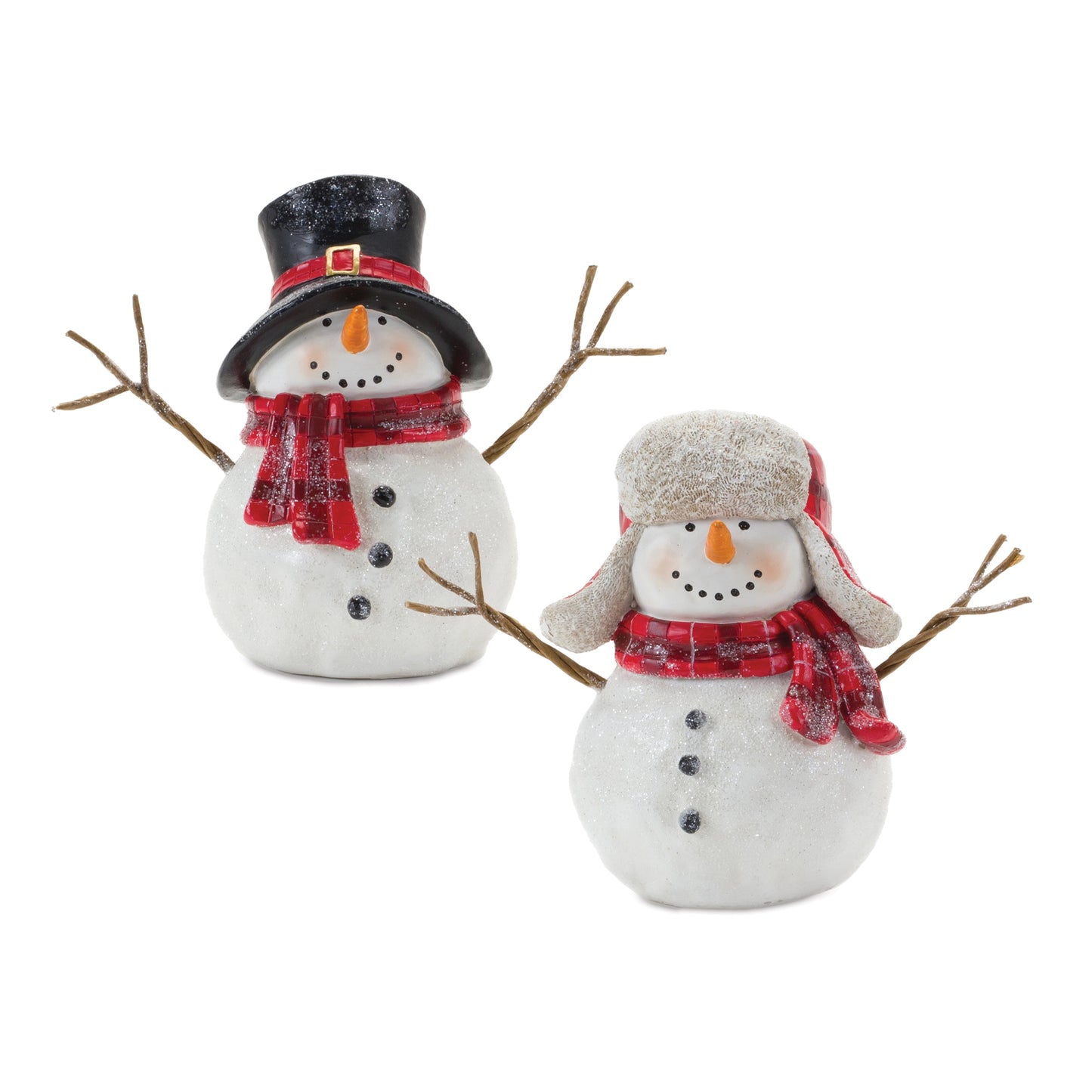 Snowman (2 Asst) 6"H Resin