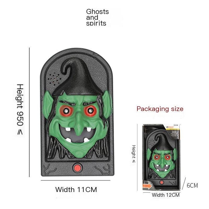 Doorbell Tricky Decoration Door Party Party Decoration Haunted House Scary Arrangement Electric Doorbell