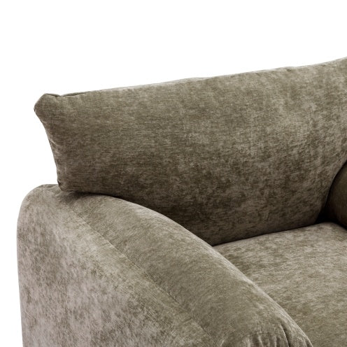 Modern Style Chenille Oversized Armchair Accent Chair Single Sofa Lounge Chair 38.6'' W For Living Room