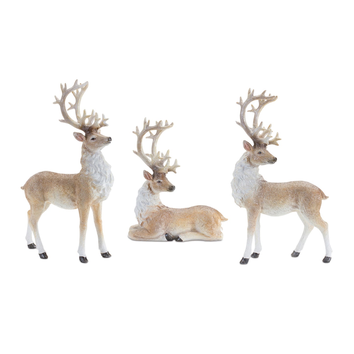 Deer (3 Asst) 10"H, 13"H, 13.5"H Resin