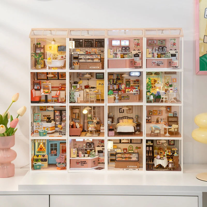 Rolife Pop Bubble Bathroom Plastic DIY Miniature House, Only Supports TK And Independent Sites