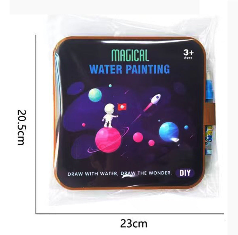 Children's Magic Water Drawing Book, Repeated Graffiti Coloring Book, Boys And Girls' Drawing Book Magic Book