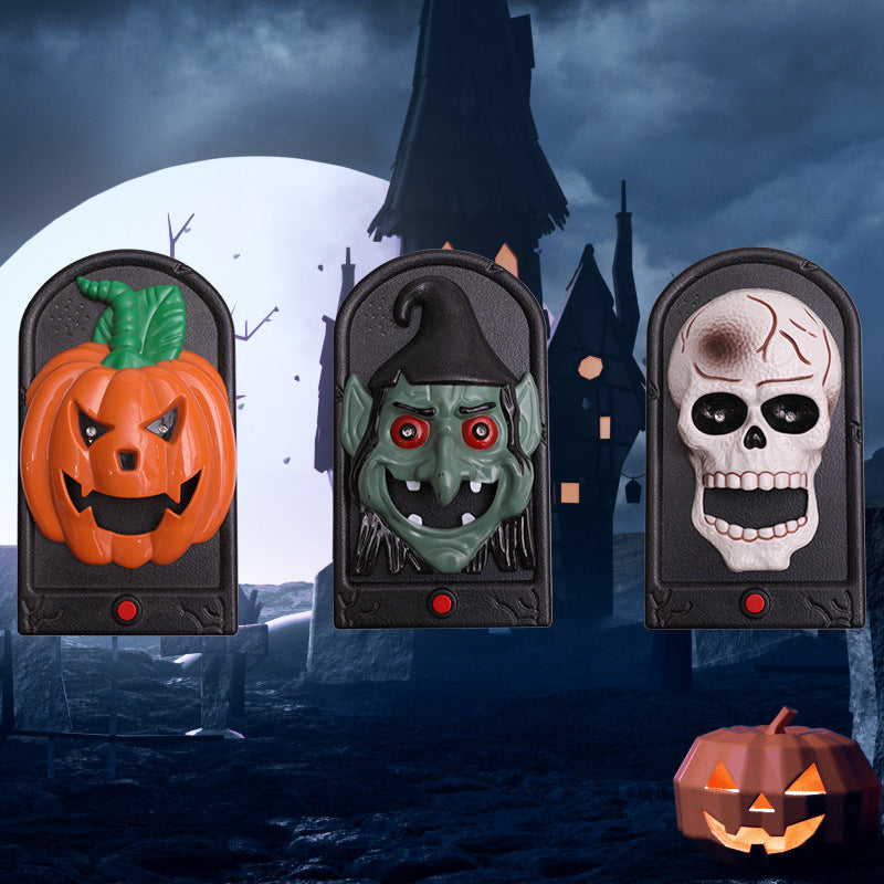 Doorbell Tricky Decoration Door Party Party Decoration Haunted House Scary Arrangement Electric Doorbell