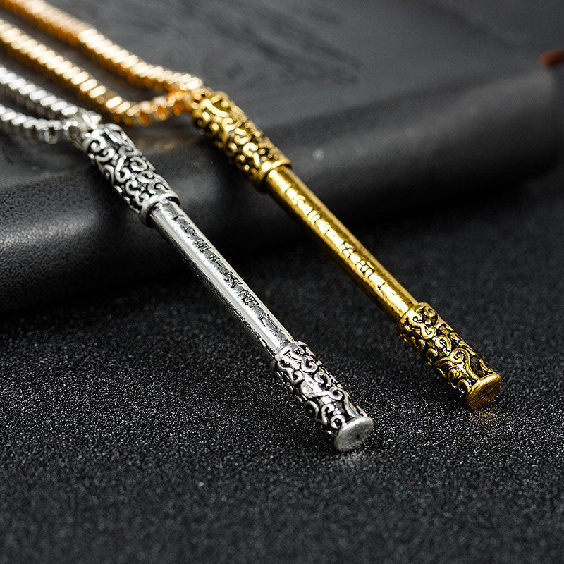 Titanium steel gold hoop necklace for couples
