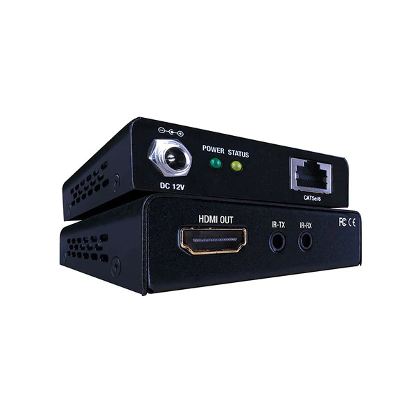 Ultra Slim Hdmi Over Single Cat5e/Cat6 Extender With Poe 165' /50m