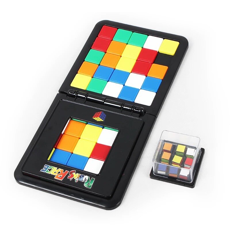 Parent-Child Interactive Colorful Battle Sport Game Puzzle Cube 3D Puzzle Race Cube Kids Adults Desktop Education Toy