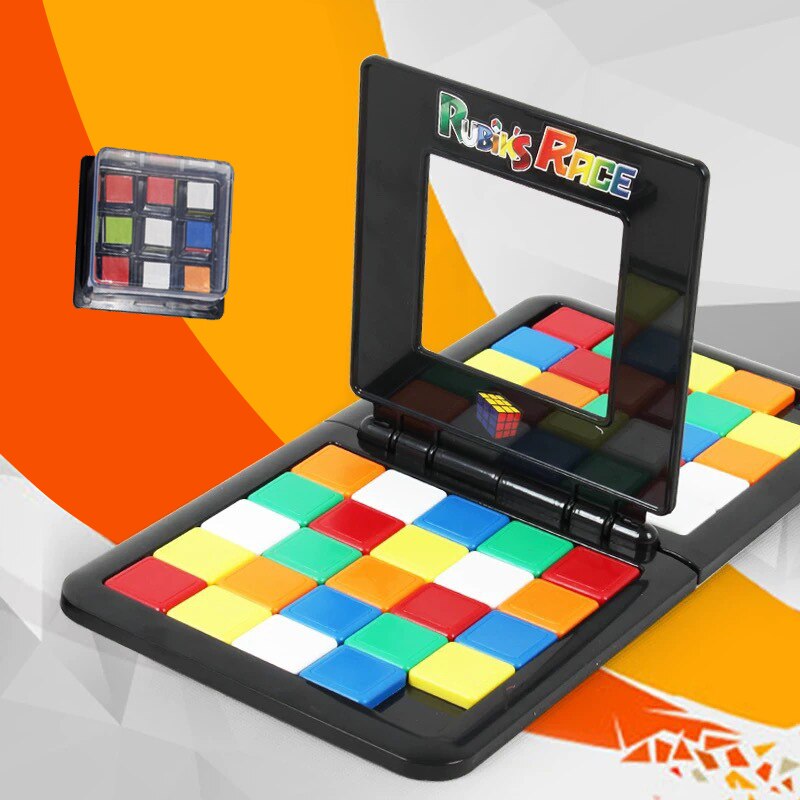 Parent-Child Interactive Colorful Battle Sport Game Puzzle Cube 3D Puzzle Race Cube Kids Adults Desktop Education Toy