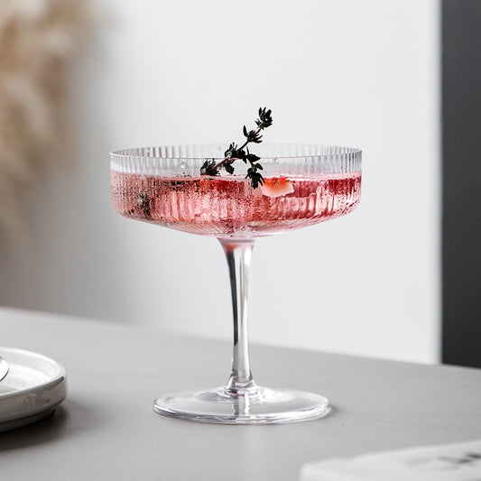 Ins Hot Nodic Style Dessert Cup Simple Cocktail Glass Goblet Dessert Cup Glass Ice Cream Bowl Cold Dish Bowls