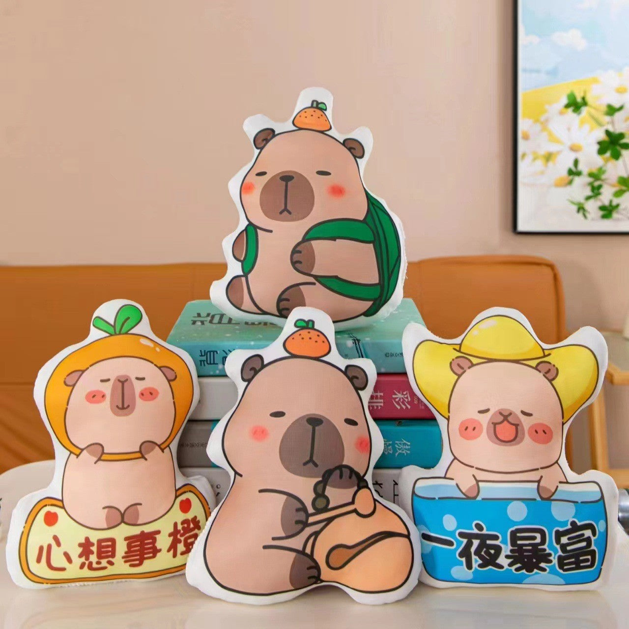 Cute Capybara Doll Capybara Plush Toy Children's Eight-inch Grasping Machine Doll Doll