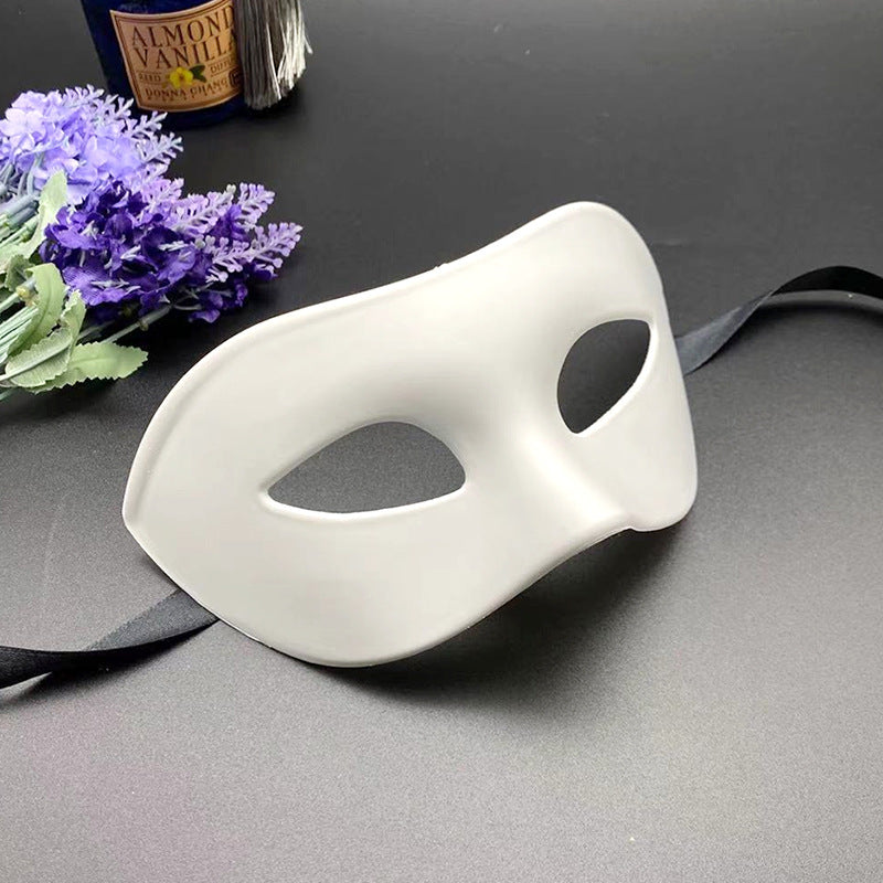 Prop party black mask half face adult white thickened eye mask