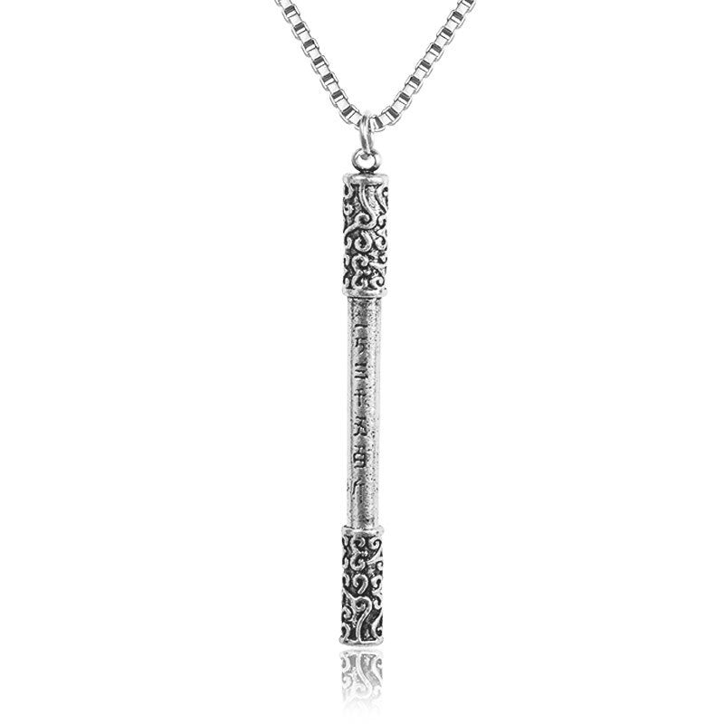 Titanium steel gold hoop necklace for couples