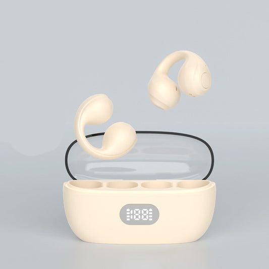 New wireless bluetooth earphone clip-ear gas field does not enter the ear digital display high-quality mobile phone universal Huawei Apple
