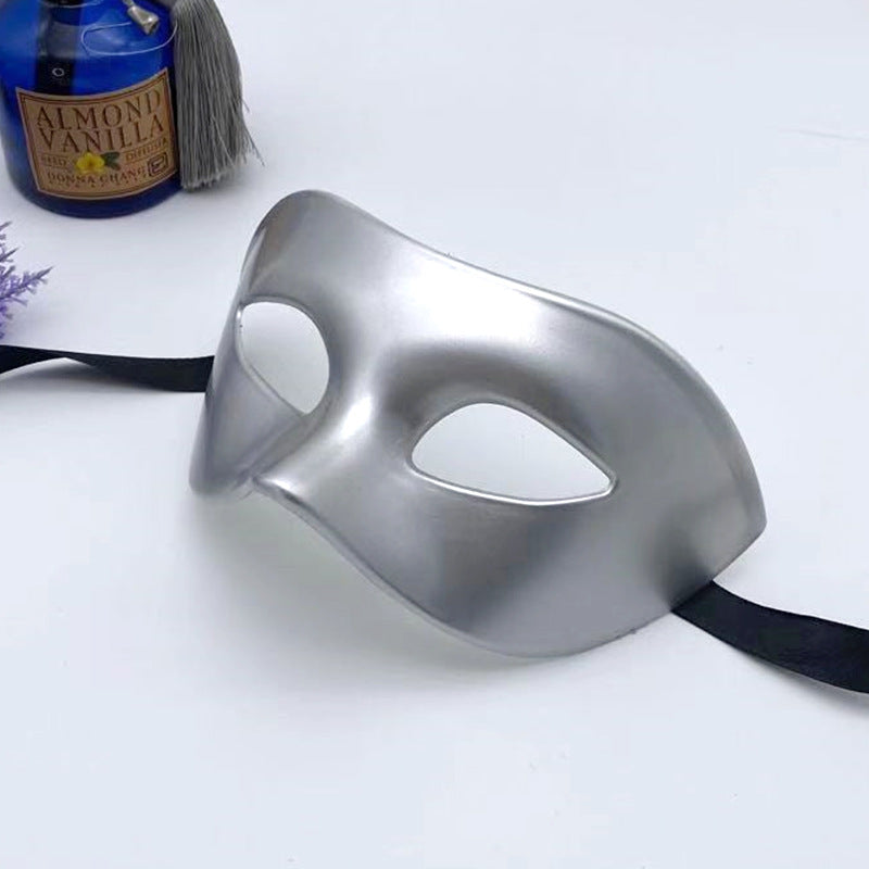 Prop party black mask half face adult white thickened eye mask