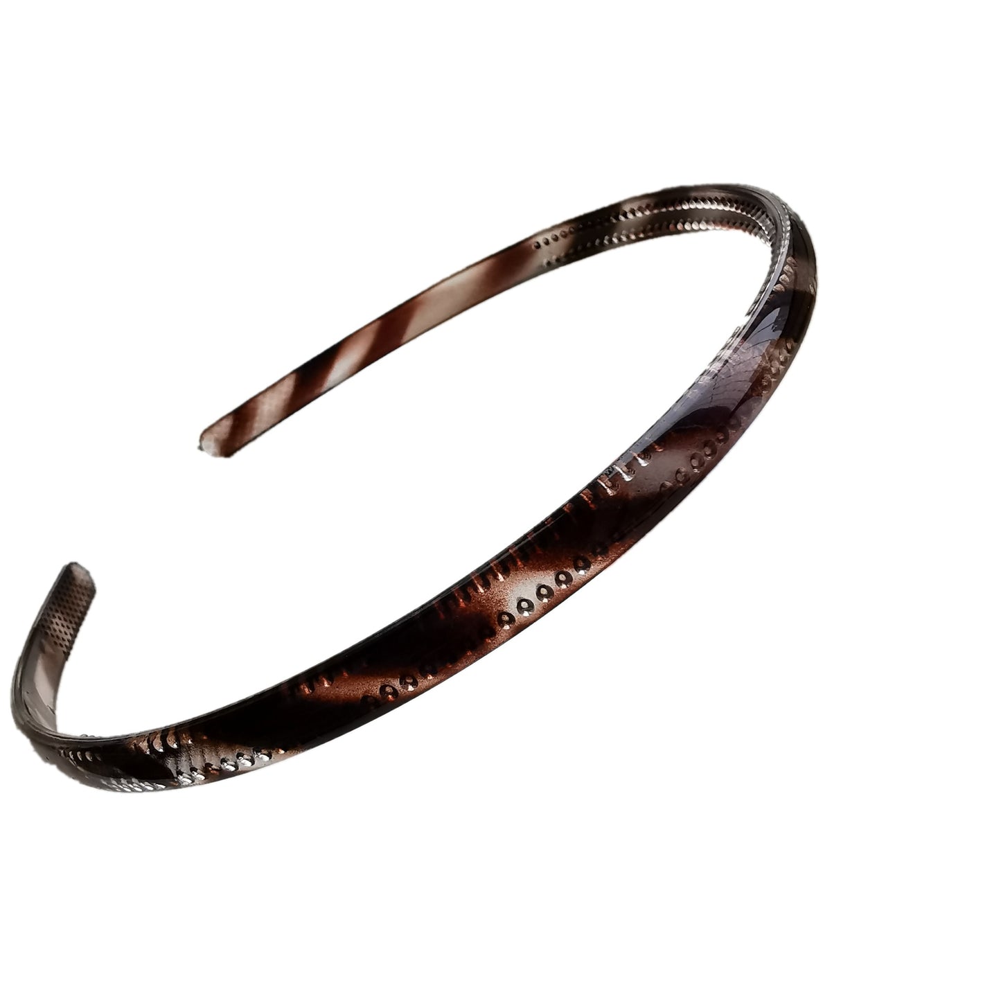 Plastic toothed non-slip headband