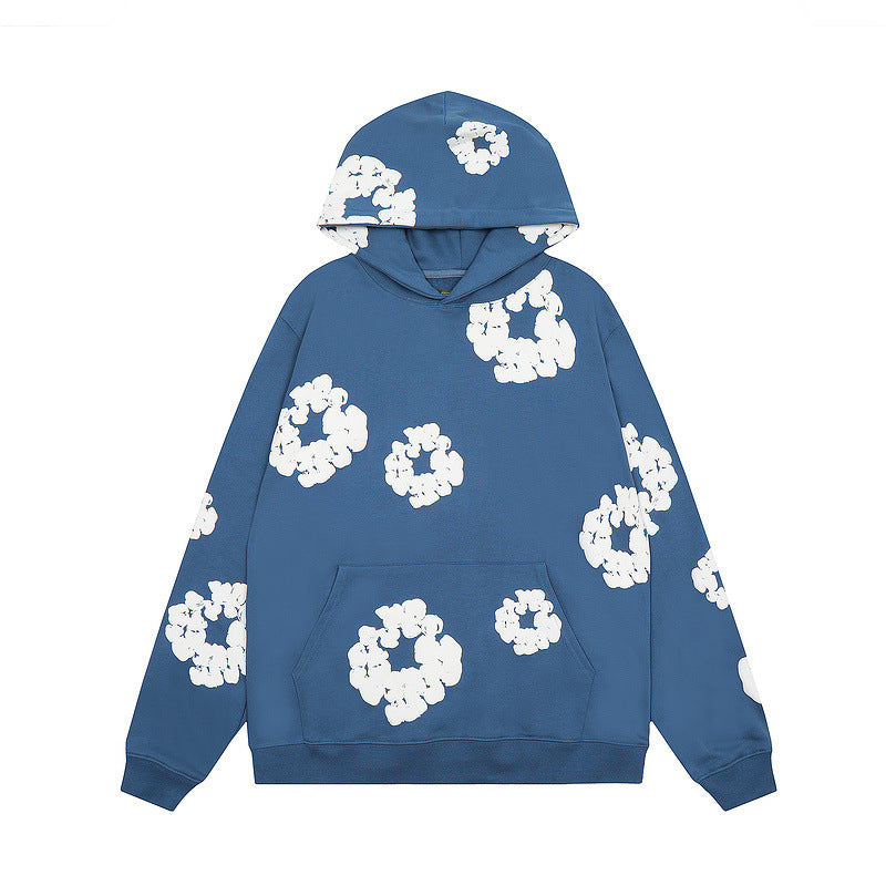 Foam Kapok High Street Loose Autumn and Winter Hooded Sweatshirt